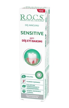 Rocs Sensitive Plus Gum Care Diş Macunu 94 G Rocs Sensitive Plus Gum Care Diş Macunu 94 G