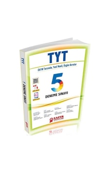TYT 5'li Deneme - Zafer Yayınları TYT 5'li Deneme - Zafer Yayınları