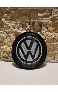 Çeyiz Volkswagen -Patch Peç Arma Nakış Işleme Dokuma Gri
