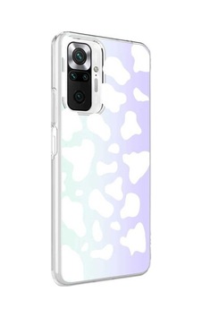 Xiaomi Redmi Note 10 Pro Kılıf Zore M-blue Desenli Kapak Cow No2 Xiaomi Redmi Note 10 Pro Kılıf Zore M-blue Desenli Kapak Cow No2