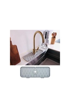 Zhd Lavabo İçin Silikon Esnek Mat Musluk Sapı Damlama Tutucu Raf Mutfak Tezgahı Sıçrama Koruma