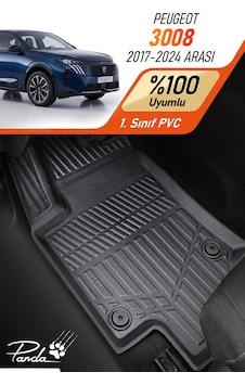 Siyah Peugeot 3008 2017-2024 Arası Uyumlu 4d Havuzlu Paspas Takımı Siyah Peugeot 3008 2017-2024 Arası Uyumlu 4d Havuzlu Paspas Takımı