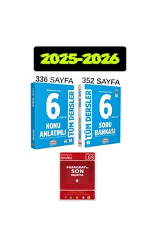 Editör Yayınları 6. Sınıf Tüm Dersler Konu Anlatımı Ve Soru Bankası Seti + Paragrafta Son Nokta 2026 Editör Yayınları 6. Sınıf Tüm Dersler Konu Anlatımı Ve Soru Bankası Seti + Paragrafta Son Nokta 2026