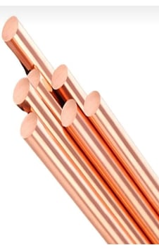 Bakır Çubuk Yuvarlak 20mm 1mt Bakır Çubuk Yuvarlak 20mm 1mt