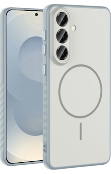 Samsung Uyumlu Galaxy S26 Plus Kılıf M-safe Şarj Özellikli Zore Tea Kapak Gümüş Samsung Uyumlu Galaxy S26 Plus Kılıf M-safe Şarj Özellikli Zore Tea Kapak Gümüş