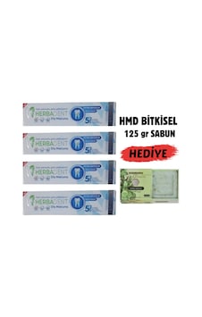 Herbadent Bitki Özlü Flörürsüz Diş Macunu 4 x 50 ML + Hmd Sabun 125 G Herbadent Bitki Özlü Flörürsüz Diş Macunu 4 x 50 ML + Hmd Sabun 125 G