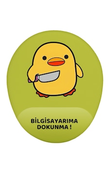 Bela Ördek Bilgisayarıma Dokunma Kaymaz Buruşmaz Kırılmaz Bilek Destekli Mouse Pad Yeşil Bela Ördek Bilgisayarıma Dokunma Kaymaz Buruşmaz Kırılmaz Bilek Destekli Mouse Pad Yeşil