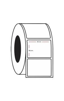 Ofisostim 40x80 1000 Adet Eco Termal Barkod Etiketi