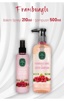 Eyüp Sabri Tuncer Frambuazlı Sirke Süper Saç Bakım Spreyi 210 Ml, Şampuan 500 Ml Tüm Saçlar Eyüp Sabri Tuncer Frambuazlı Sirke Süper Saç Bakım Spreyi 210 Ml, Şampuan 500 Ml Tüm Saçlar