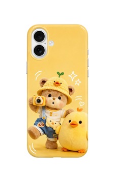 İphone 16 Tiny Bear Collection Çift Katmanlı Essential Tough Telefon Kılıfı İphone 16 Tiny Bear Collection Çift Katmanlı Essential Tough Telefon Kılıfı