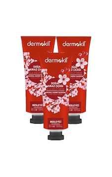 Dermokil Kiraz Çiçeği El ve Vücut Kremi 30 ml x 3 Adet Dermokil Kiraz Çiçeği El ve Vücut Kremi 30 ml x 3 Adet