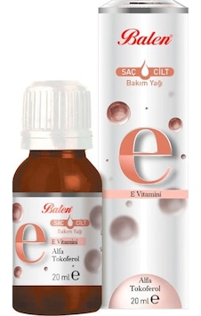 Balen E Vitamini Saç ve Cilt Bakım Yağı 20 ML Balen E Vitamini Saç ve Cilt Bakım Yağı 20 ML