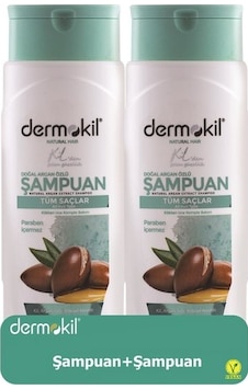 Dermokil Argan Şampuan 400 ml 2'li Set Dermokil Argan Şampuan 400 ml 2'li Set