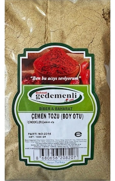Mahmut Gedemenli Çemen Tozu Boy Otu 1 KG Mahmut Gedemenli Çemen Tozu Boy Otu 1 KG