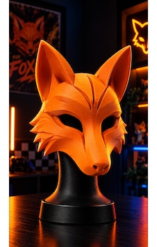 Stilize Tilki Maskesi - Cosplay, Cadılar Bayramı Ve Parti Maskesi 3d Model Stilize Tilki Maskesi - Cosplay, Cadılar Bayramı Ve Parti Maskesi 3d Model