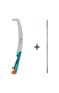 Gardena 8738 Kıvrımlı Bahçıvan Budama Testeresi + 3721 Combisystem 210-390cm Teleskopik Sap Gardena 8738 Kıvrımlı Bahçıvan Budama Testeresi + 3721 Combisystem 210-390cm Teleskopik Sap