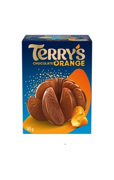 5 Adet Terry's Ball Milk Orange Portakal Aromalı Sütlü Çikolata 145 G