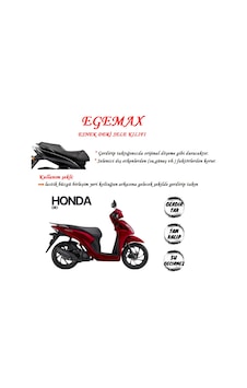 Egemax Honda Dio Esnek Sele Kılıfı Deri Su Geçirmez