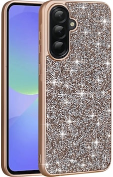 Samsung Uyumlu Galaxy A36 Kılıf Parlak Taşlı Tasarım Zore Pırlanta Kapak Gold Samsung Uyumlu Galaxy A36 Kılıf Parlak Taşlı Tasarım Zore Pırlanta Kapak Gold