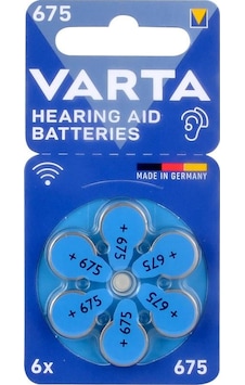 Varta 675 Kulaklık Pili 6lı Blister Varta 675 Kulaklık Pili 6lı Blister