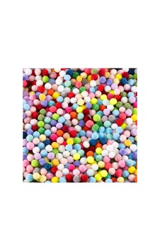 Peluş Ponpon Rengarenk 2cm 50 Adet - 690269899 Peluş Ponpon Rengarenk 2cm 50 Adet - 690269899