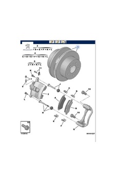 Arka Fren Disk Aynası Boxer Iıı 14-.. Peugeot 1612435780 Arka Fren Disk Aynası Boxer Iıı 14-.. Peugeot 1612435780