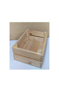 Ahsap Kasa Büyük Lüx Natural Natural