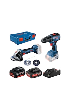 Bosch GWS 180-LI + GSR 18V-50 2.0 + 5.0Ah Akülü Akülü avuç Taşlama - Delme/Vidalama - 0615990M47 Bosch GWS 180-LI + GSR 18V-50 2.0 + 5.0Ah Akülü Akülü avuç Taşlama - Delme/Vidalama - 0615990M47