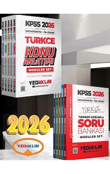 2026 Kpss Ortaöğretim Ön Lisans Genel Yetenek Genel Kültür Çözümlü Soru Bankası Ve Konu Anlatım Set