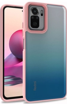 Xiaomi Redmi Note 10 Kılıf Zore Flora Kapak Rose Gold