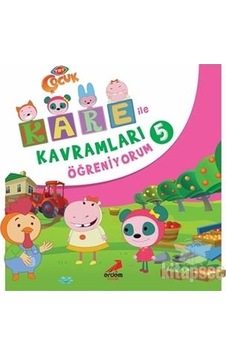 Kare İle Kavramları Öğreniyorum 5 - Erdem Çocuk Yayınları