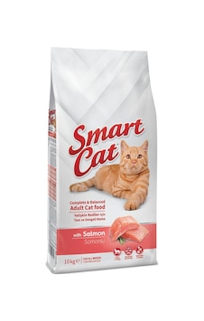 Smart Cat Somonlu Yetişkin Kedi Maması 10 KG Smart Cat Somonlu Yetişkin Kedi Maması 10 KG