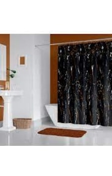 Jackline Banyo Duş Perdesi Çift Kanat 2x 110 x 200 CM Çok Renkli Jackline Banyo Duş Perdesi Çift Kanat 2x 110 x 200 CM Çok Renkli