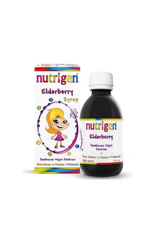 Nutrigen Elderberry Kara Mürver Beta Glukon 200 Ml Şurup