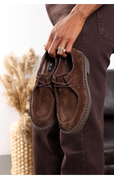 5in1Canpolat Kahverengi Bağcıklı Loafer 20467 5in1Canpolat Kahverengi Bağcıklı Loafer 20467