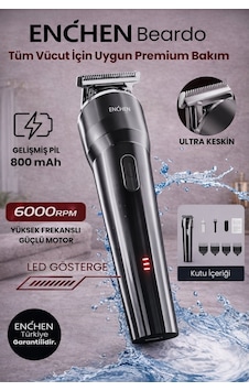 Beardo Çok Fonksiyonlu Tüm Vücut İçin Uygun Şarjlı Saç Ve Tıraş Makinesi