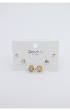 Çoklu Set Küpe - Altın 6440116 20738097