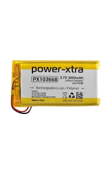 Power-xtra Px103668 - 3.7v 3000 Mah Li-polymer Pil - Devreli - 3.0a