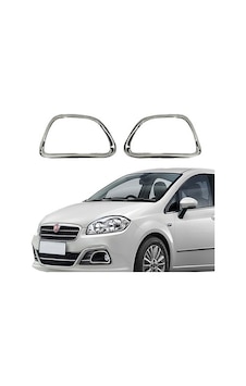Fiat Linea Uyumlu Sis Farı Çerçevesi -2012 Paslanmaz Çelik Parça