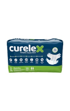 Curelex Belbantlı Hasta Bezi Large 30'lu L