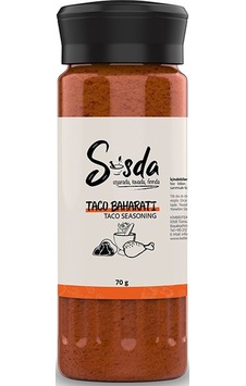Sosda Taco Baharatı Tuzluk Serisi 70 G Sosda Taco Baharatı Tuzluk Serisi 70 G