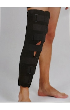 Orthosoft Yetişkin Balenli Metal Çubuklu Diz Sabitleyici Immobilizer Siyah 50 CM Orthosoft Yetişkin Balenli Metal Çubuklu Diz Sabitleyici Immobilizer Siyah 50 CM