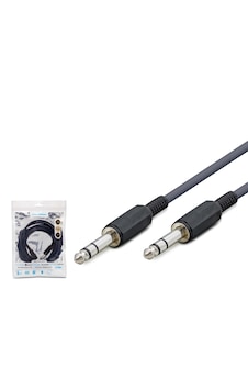1.5 Metre 6.3mm Stereo Çivi Jack 1/4" Trs Erkek-erkek Kablo 1.5 Metre 6.3mm Stereo Çivi Jack 1/4" Trs Erkek-erkek Kablo