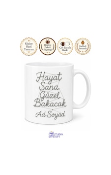 İsme Özel Kopmayan İp Yazılı Kupa Bardak Özel Tasarım Hediye Beyaz / Çok Renkli İsme Özel Kopmayan İp Yazılı Kupa Bardak Özel Tasarım Hediye Beyaz / Çok Renkli