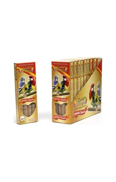 Gold Wings Kuşlar Için Kumlu Tünek 19 Cm 4'lü Paket