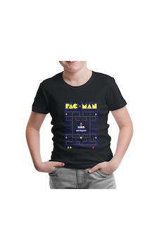 Lord Tshirt Pac-Man - Get Ready Siyah Çocuk Tshirt Lord Tshirt Pac-Man - Get Ready Siyah Çocuk Tshirt