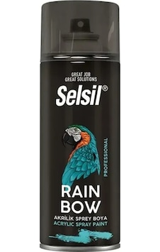 Selsil Mat Siyah Sprey Boya Tab Selsil Mat Siyah Sprey Boya Tab
