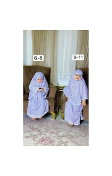 Aladaıyr 2 Adet Çocuk Namaz Elbise Pamuk Kumaş Çok Renkli031 Aladaıyr 2 Adet Çocuk Namaz Elbise Pamuk Kumaş Çok Renkli031