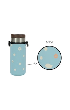 Travel Mug 0.35 Lt. İle Uyumlu Omuz Askılı Termos Kılıfı Mavi Travel Mug 0.35 Lt. İle Uyumlu Omuz Askılı Termos Kılıfı Mavi