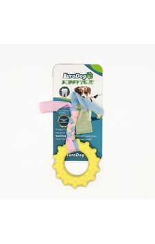 Eurodog Puppy Toys Sarı Çark Diş Kaşıma Oyuncağı Eurodog Puppy Toys Sarı Çark Diş Kaşıma Oyuncağı